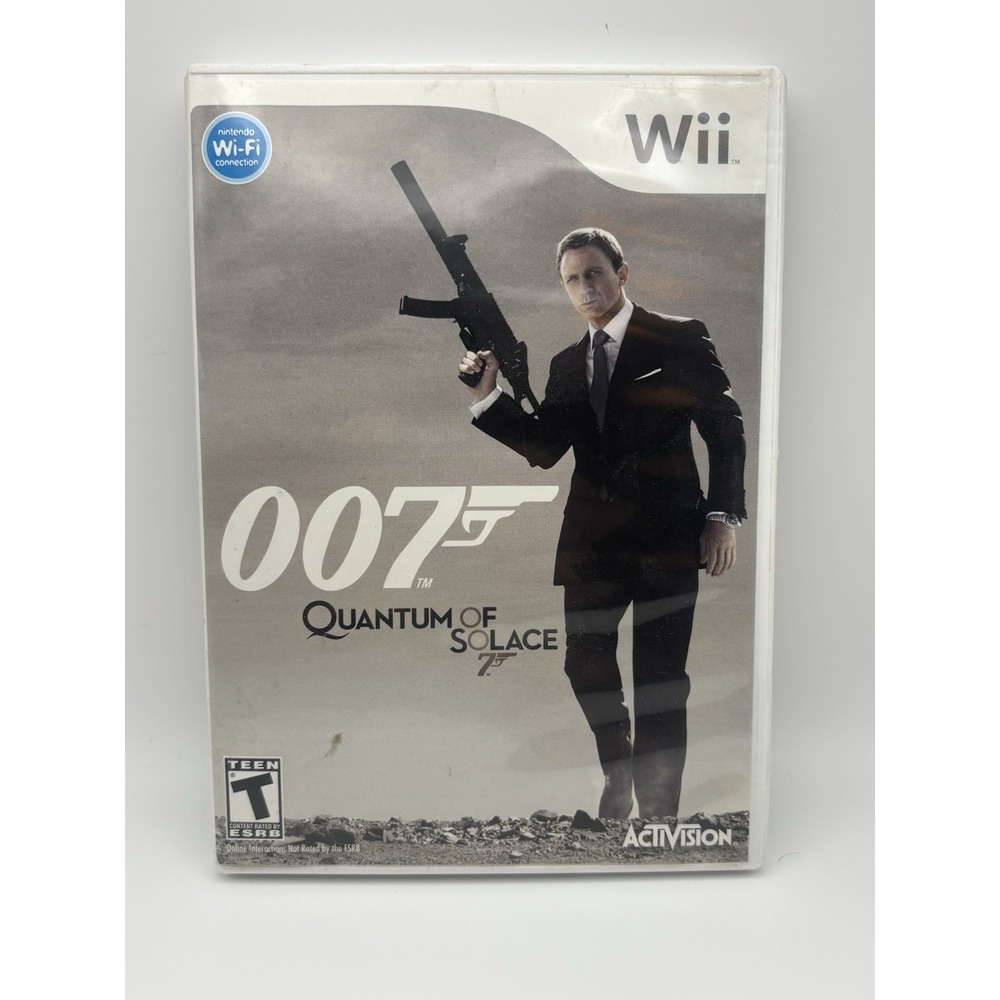 James Bond 007: Quantum of Solace Nintendo Wii 2008 Complete CIB